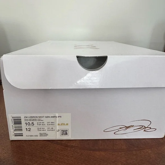 Nike LeBron NXXT Amped Multicolor Sneakers — Purple, Yellow, Pink & Blue Accents - Picture 6 of 8